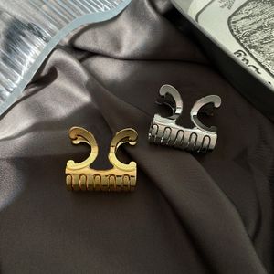 Barrettes hoogwaardige klassieke designer letter haar klem dames goud haar clips high metal haarjeewelry bruiloft festival meisje haar clip hoofdtooi accessoires cadeau