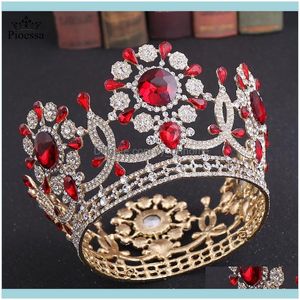 Barrettes bijoux cristal reine diadèmes et couronnes de mariée casque de mariée bijoux de tête de mariage accessoires pour femmes diadème bal ornements de cheveux