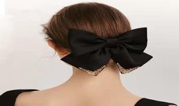 BARRETTES PALACE Style High Luxury Bow Hairpin Design Sent of Elegance Top Head Hair Spring Clip Hair Accessoires 7288484