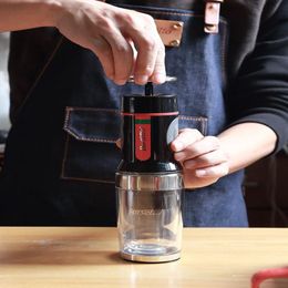 Barsetto Tripresso Draagbaar koffiezetapparaat Espressomachine Handpers Capsule Gemalen koffiebrouwer Draagbaar voor reizen en picknick249A