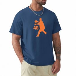 Bartolo #40 T-Shirt Orange surdimensionné vêtements vintage t-shirts blancs unis hommes Z8PK #