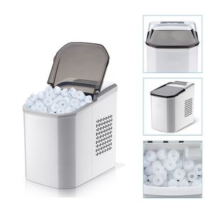 Barware Countertop Ice Maker Portable Home Countertop Ice Machines Homeuse Portable Counter Top Automatic Ice Cubes and Coolers Making Machine
