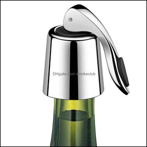 Barware Kitchen, Dining Bar Garder Tools Supplies Portable Home Sealed Storage Acero inoxidable Champagne Wine Bottle Stopper Kit a prueba de fugas