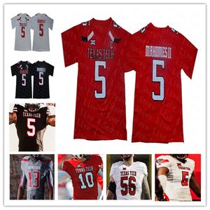 Texas Tech TTU College voetbalshirts Donovan Smith Behren Morton Tahj Brooks SaRodorick Thompson Myles Price Jerand Bradley Nehemiah Martinez I Loic Fouonji