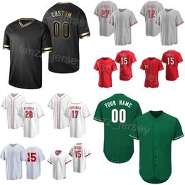 Baseball 17 Stuart Fairchild Jersey 15 Nick Senzel 12 Curt Casali 27 Jake Fraley 2 Jose Barrero 28 Kevin Newman 4 Matt Reynolds 35 Alejo Lopez Space City Men Women H-R