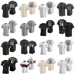 Baseball 30 Jake Burger Jerseys Team 50 Lenyn Sosa 32 Gavin Sheets 74 Eloy Jimenez 7 Tim Anderson 10 Yoan Moncada 27 Lucas Giolito 28 Leury Garcia Flexbase Hommes Femmes B-W