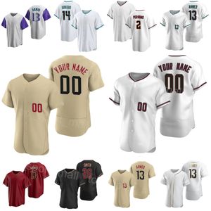 Béisbol 31 Jake McCarthy Jersey 14 Gabriel Moreno 13 Nick Ahmed 2 Geraldo Perdomo 3 Evan Longoria 26 Pavin Smith 18 Carson Kelly 28 Seth Beer Space City Hombres Jóvenes X-W-S