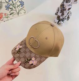 Gorra de artista de béisbol Gcris Diseñadores Sombreros S Flores Bordado Bonito Diseño Temperamento Cien Tomar Estilo deportivo Gorras de béisbol Moda Casual Sombrero Regalo