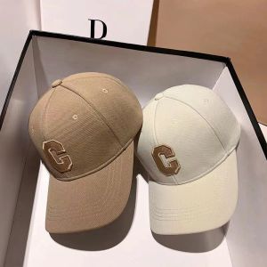 Baseball Cap C Letter Ball Caps Fashion Sports Hat Designer Broidered Big Head Surround Show Face Small Couple Snapback Cap Men and Women Sport Sun Sun Hats Chapeau