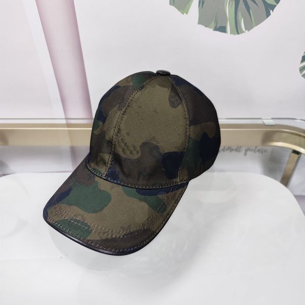 Casquette de baseball Mode Femmes Designer été camo cap chapeaux luxe broderie lettre casquette réglable couleur blanche femmes Casual Sports chapeau de camionneur