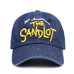 Honkbalpet voor mannen vrouwen, verstelbare geborduurde gebogen rand snapback cap papa hoeden de sandlot cowboy hoed borduurde honkbal cap verstelbare hoed voor sport