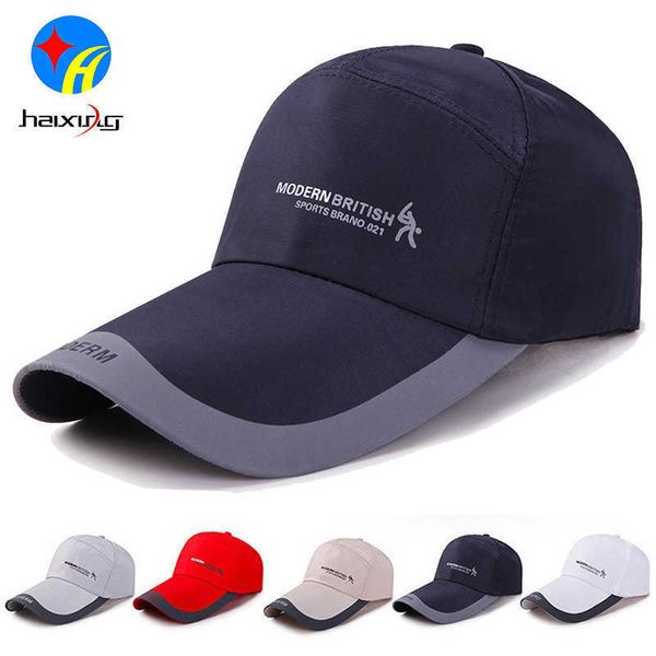 Gorra de béisbol para mujer, alfabeto coreano, deportes, cabeza grande con palabras impresas, gorra de pico de pato de secado rápido para hombres, cara pequeña