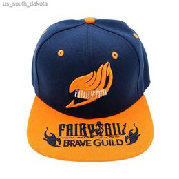 Casquette/chapeau de Baseball avec Anime japonais FAIRY TAIL Magic Association marque de broderie pour Cosplay vêtements accessoires L230523