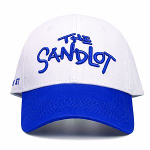 Casquette de Baseball Hommes Femmes, Casquette de Baseball Sandlot Chapeau de Baseball Blanc, Chapeau brodé Snapback Classique réglable Chapeau de Papa en Coton