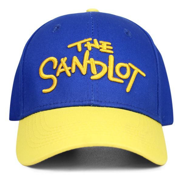 Casquette de Baseball Hommes Femmes, Casquette de Baseball Sandlot Chapeau de Baseball Bleu Jaune, Chapeau brodé Snapback Classique réglable Chapeau de Papa en Coton