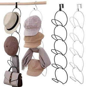 Porte-casquette de Baseball, présentoir de chapeaux, porte de placard, vêtements, écharpe, serviette, étagère de rangement ronde, organisateur de maison LX4943