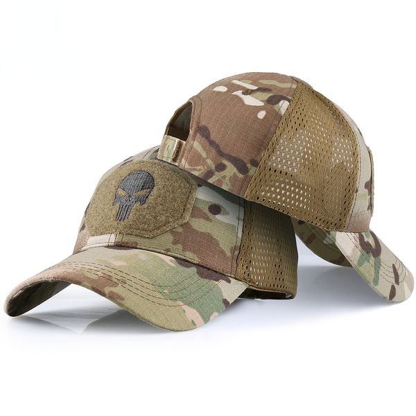 Caps de baseball Camouflage Tactical Paintball Basketball Football Réglable Classic Snapback Snack Sun Hats Men