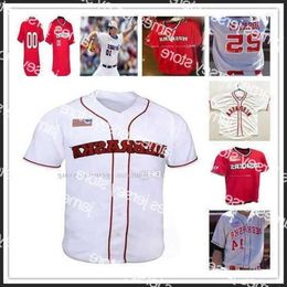 Baseball College porte des hommes personnalisés Nebraska Cornhuskers NCAA College Baseball tout cousu 7 Angelo Altavilla 4 Alex Gordon 2 Jaxon Hallm High