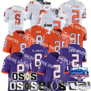 Baseball College draagt NCAA LSU Clemson Tigers Trevor Lawrence Tee Higgins Justyn Ross Sammy Watkins Deshaun Watson Etienne Jr. Limited 1 Hoog