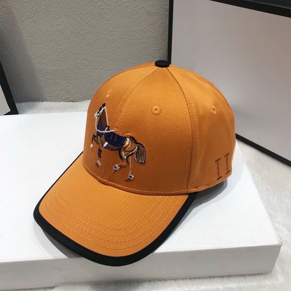 Diseñadores de béisbol Hats S Ball Cap Letter Estilo deportivo Viajamiento Correr ropa Hat Animales Temperamento Versátiles Bolsa y caja Z1NW