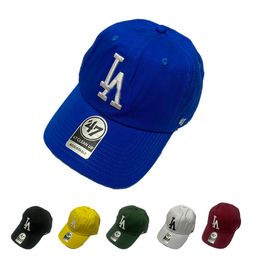 Baseball Dodgers 2024 Dernier concepteur de chapeau masculin LA Baseball Cap Camilier Cap pour hommes Femmes Round Lettres actifs Réglable