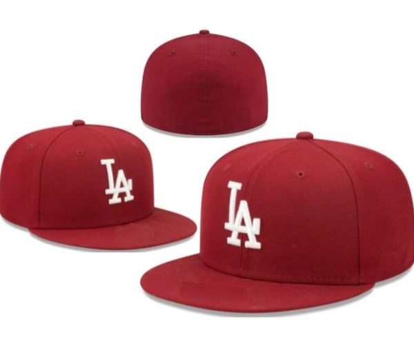 Béisbol Dodgers Gorras ajustadas Campeones clásicos Serie mundial Hip Hop Deporte SOX Completamente cerrado LA NY Tamaño Gorras Chapeau 1995 Stitch Heart 