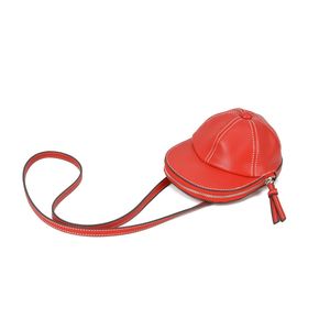 Chapeau de baseball en forme de porte-monnaie sac à bandoulière en cuir PU de haute qualité
