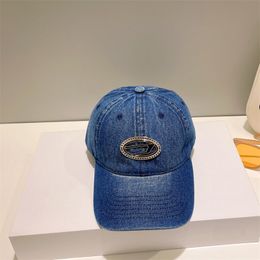 Chapéus de beisebol bonés masculinos femininos bonés esportivos de marca de luxo chapéu de cowboy vintage boné de verão designer retro azul boné de cowboy masculino chapéu de ajuste ajustável