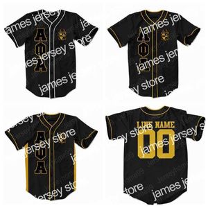 Baseball Jersey Personnalisé Hommes Femmes Jeunesse Alpha Phi Alpha Brodé Grec Baseball Jersey N'IMPORTE QUEL NOM OU N'IMPORTE QUEL NUMÉRO GRIS XS-5XL