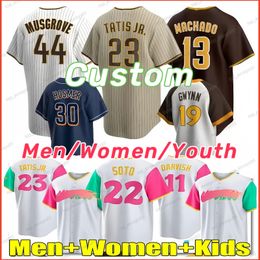 Baseball Jersey Fernando Tatis Jr. Manny Machado Xander Bogaerts City Connect Juan Soto Yu Darvish Jake Cronenworth Hosmer Ha-Seong Kim Luke Voit