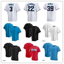 Jersey de béisbol Jesús Sánchez Avisail García Jake Burger Josh Bell Vidal Brujan Curt Casali Troy Johnston Nick Fortes Javier Sanoja Jonathan Davis Luis Arraez