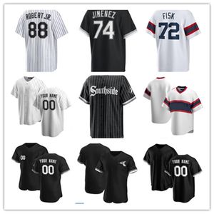 Jersey de béisbol Chicago Nicky López Andrew Vaughn Kevin Pillar Garrett Crochet Deivi García Dominic Leone Michael Kopech Tanner Banks White John Brebbia Youth Sox