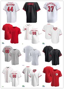 Maillot de baseball Johnny Bench Pete Rose Ken Griffey Barry Larkin Tejay Antone Graham Ashcraft Fernando Cruz Alexis Diaz Buck Farmer Ian Gibaut Hunter Greene Sam Moll