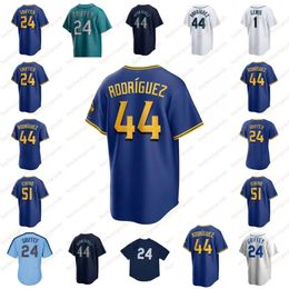 Baseball jersey Julio Rodriguez Ken Griffey George Kirby Logan Gilbert Mitch Garver Jorge Polanco Luis Castillo Ichiro Suzuki Urias Haniger Crawford Haggerty