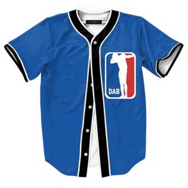 Maillot de Baseball à rayures pour hommes, chemises de rue à manches courtes, chemise de Sport noire et blanche, AG3001