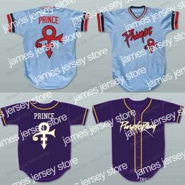 Baseball Jersey Prince Tribute Minnesota Baseball Jersey Prince Tribute Purple Rain Baseball Jersey tous les maillots cousus S-3XL