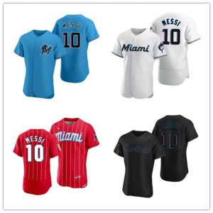 Maillot de Baseball S-3XL MESSIS #10 Miami''Marlins''HOMMES FEMMES JEUNES 2023-24 Alternative City Connect