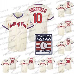 Maillots de baseball Maillot du Temple de la renommée 2022 Gary Sheffield Jeff Kent Alex Rodriguez Billy Wagner Scott Rolen Todd Helton Roger Clemens Andruw Jones Barry Bonds