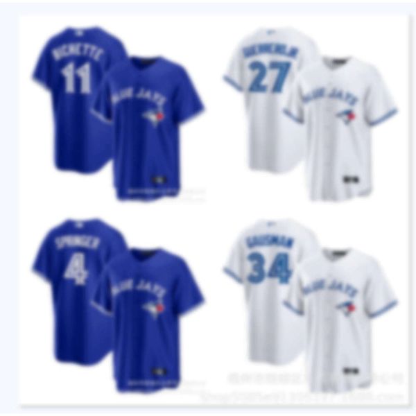 Baseball Jerseys Blue Jays Jersey Bobchette 11 Nom du joueur royal