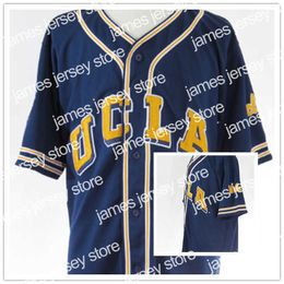 Maillots de baseball personnalisés hommes femmes jeunes UCLA Bruins maillot de baseball n'importe quel nom et numéro maillot de haute qualité taille S-4XL