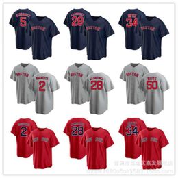 Baseball Jerseys Jersey Red Sox 50 # 34 David Ortiz 2