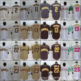 Baseball Jerseys Jogging Clothing Jersey Padres 23 # Tatis 13 # 2 #