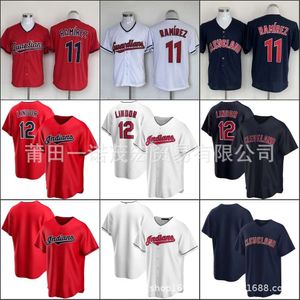 Jerseys de béisbol Ropa de jogging Jersey Indian Guardian Fan Edition 12# Lindor 11#