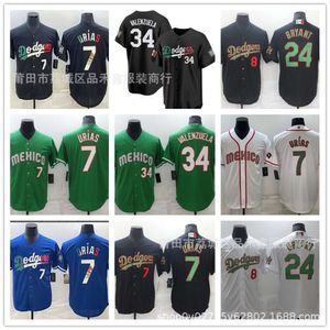 Baseball jerseys herenjacks Dodgers Urias Bellinger Betts Jersey Los Angeles Mexico editie