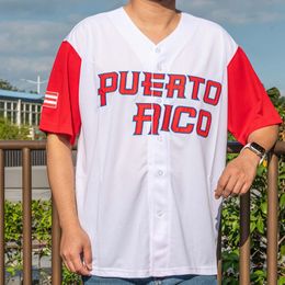 Maillots de Baseball pour hommes, maillots de Sport classiques de Porto Rico 21 Roberto Clemente World Game