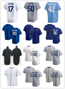 Jackie Robinson Fernando Valenzuela Clayton Kershaw Mookie Betts Shohei Ohtani Will Smith Max Muncy Teoscar Hernandez Gavin Lux Freddie Freeman Baseball Jersey