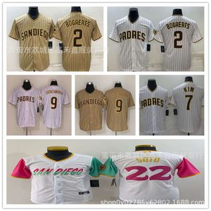 Baseball Jerseys PADRES PRESBYTERIAN JERSEY n ° 2 Bogaerts 7 # Kim 9 # Broidered