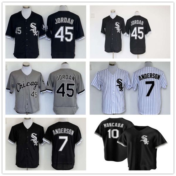 Baseball Jerseys White Sox Chicago Suit Anderson Moncada Jimenez