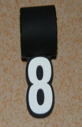 Numéro de baseball Pendants avec Silicone Charms Men Pendant pour le collier de baseball7902035