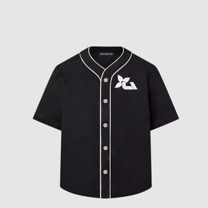 Baseball Shirt Hommes Designer Chemises Marque Vêtements Hommes Shorts Manches Robe Chemise Hip Hop Style Haute Qualité Coton Tops 10837